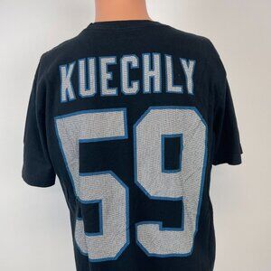 Nike Luke Kuechly Carolina Panthers Jersey T Shirt NFL Football Size M